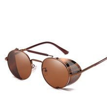 Load image into Gallery viewer, Retro Round Metal Sunglasses Steampunk