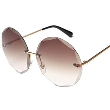 Load image into Gallery viewer, Round Cut Rimless Sunglasses