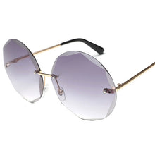Load image into Gallery viewer, Round Cut Rimless Sunglasses