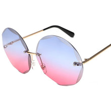 Load image into Gallery viewer, Round Cut Rimless Sunglasses