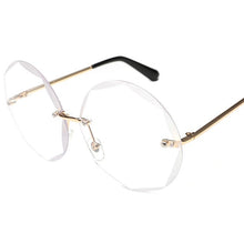 Load image into Gallery viewer, Round Cut Rimless Sunglasses